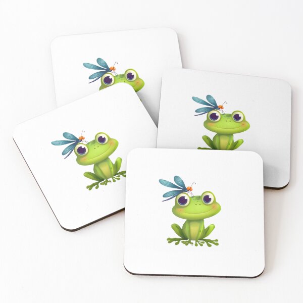 Item preview, Frog & Dragonfly Squad designed and sold by Retro Whimsy.