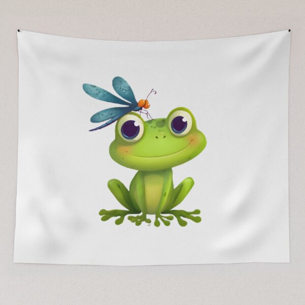Item preview, Frog & Dragonfly Squad designed and sold by Retro Whimsy.
