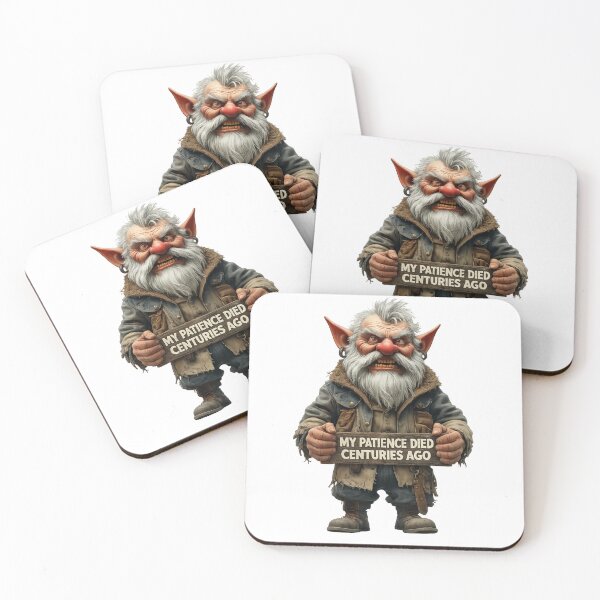 Item preview, Grumpy Dwarf – “My Patience Died Centuries Ago” designed and sold by AleksKos.