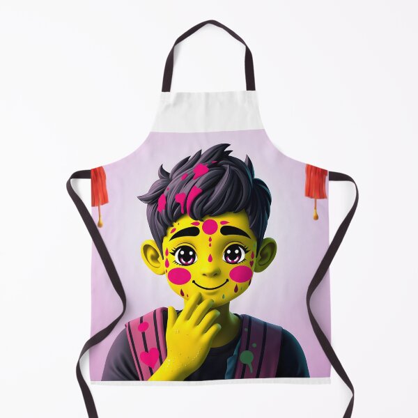 Item preview, Playful Holi Child Sticker designed and sold by Teewave-Ashish.