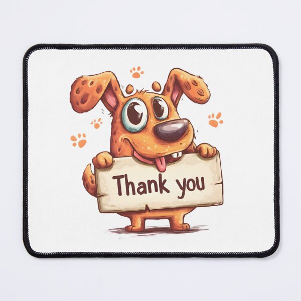 Item preview, Thank You Pup designed and sold by Retro Whimsy.