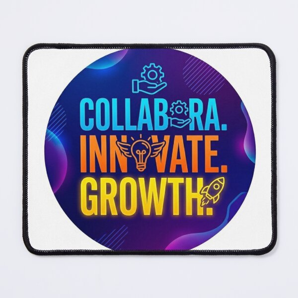 Item preview, Collaborate Innovate Growth Modern Sticker designed and sold by ShoopingAn.