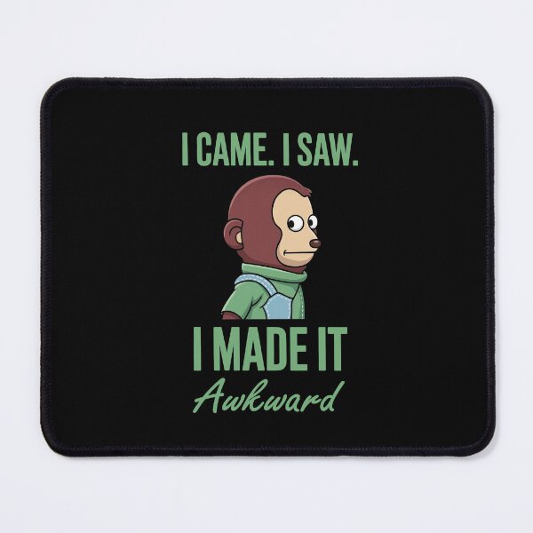 Item preview, I Came I Saw I Made It Awkward – Funny Monkey Cartoon designed and sold by Enea Kelo.