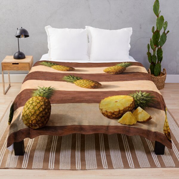 Item preview, Pineapple Still Life Tropical Painting designed and sold by NarjaShop.