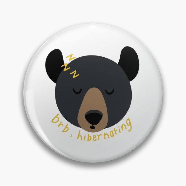 Item preview, Sleepy Bear - brb hibernating funny & cute illustration designed and sold by autumn-acorns.