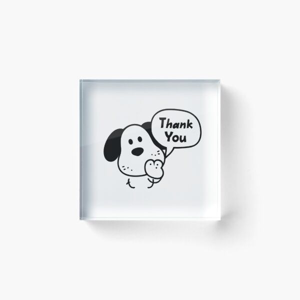 Item preview, Thank You Pup designed and sold by Retro Whimsy.