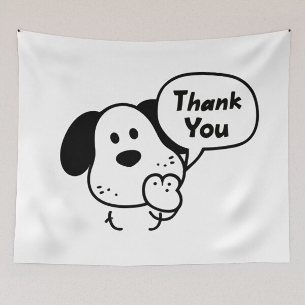 Item preview, Thank You Pup designed and sold by Retro Whimsy.