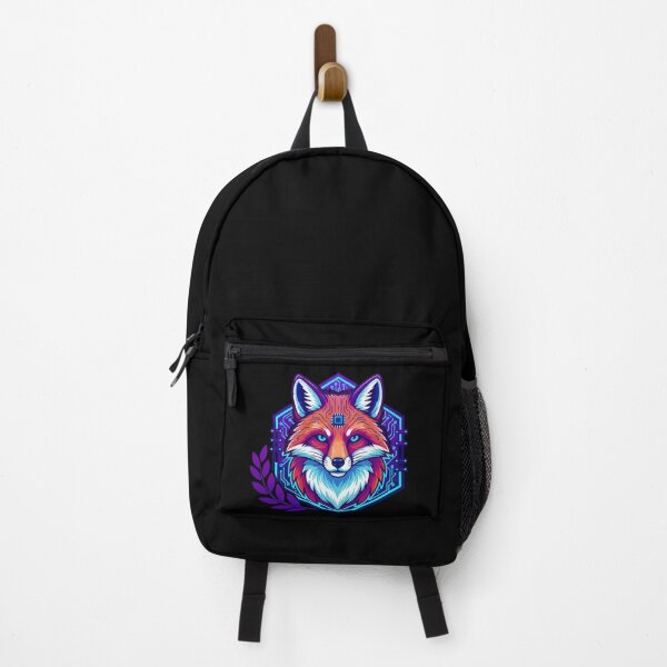 Item preview, Cyber Fox Tech Art - Futuristic Neon Circuit Wildlife Illustration designed and sold by AbulailArt.
