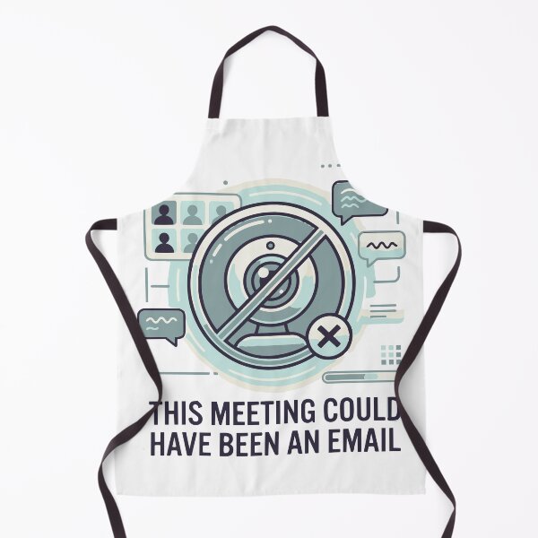 Item preview, This Meeting Could Have Been An Email - Funny Remote Work Corporate Humor designed and sold by vlahstudio.