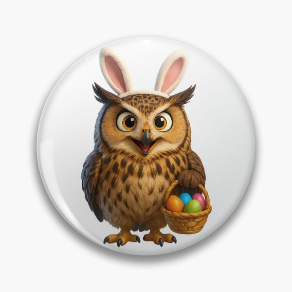 Item preview, Easter Eurasian Eagle Owl designed and sold by Sillytoe.
