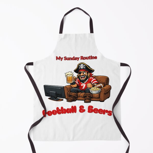 Item preview, Tampa Bay Buccaneers Sunday Routine Football and Beers Game Day T-Shirt designed and sold by ThatFootball12.
