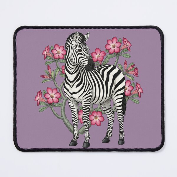 Item preview, Vintage Plains Zebra and Desert Rose designed and sold by BirdsnStuff.