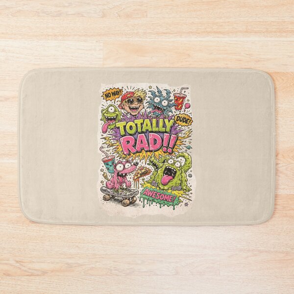 Item preview, Totally Rad 90s Cartoon Design – Vintage Distressed Retro Graphic Tee, Y2K Nostalgia Aesthetic designed and sold by Studio Yvonne .