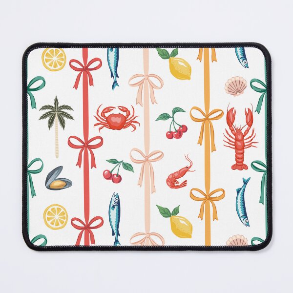 Item preview, Lobster, crab, cherry, bow pattern. designed and sold by anyuka.