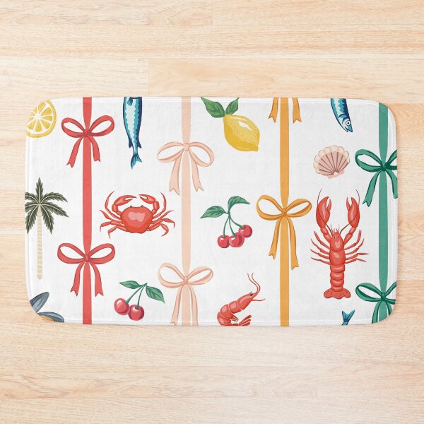 Item preview, Lobster, crab, cherry, bow pattern. designed and sold by anyuka.