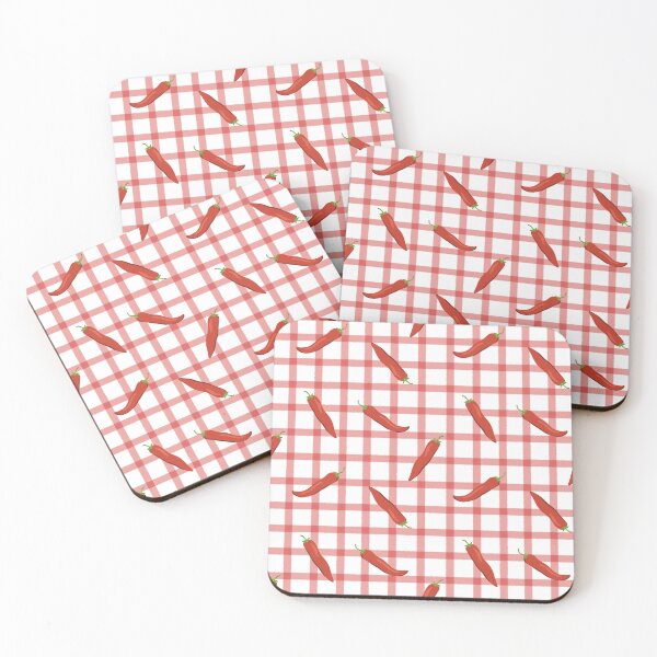 Item preview, Red Hot Chili Pepper Plaid designed and sold by Kodella Co..