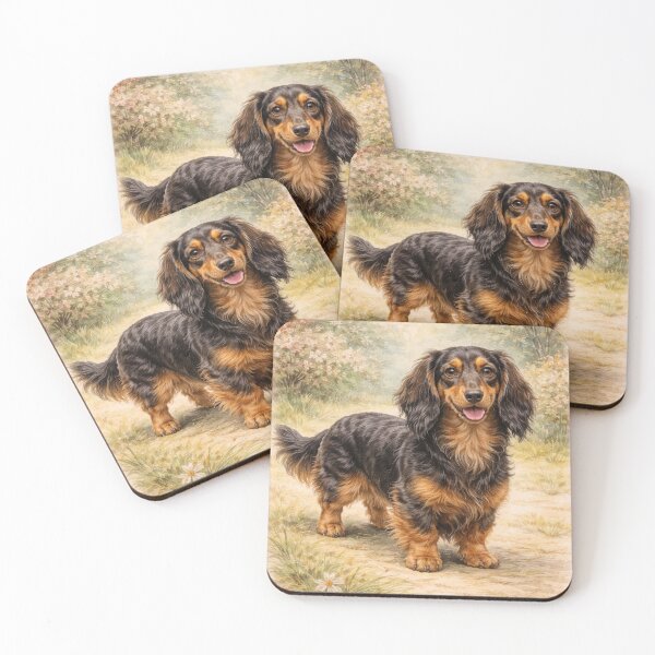 Item preview, Vintage Dachsund  designed and sold by Blackberry Hill Design Co..