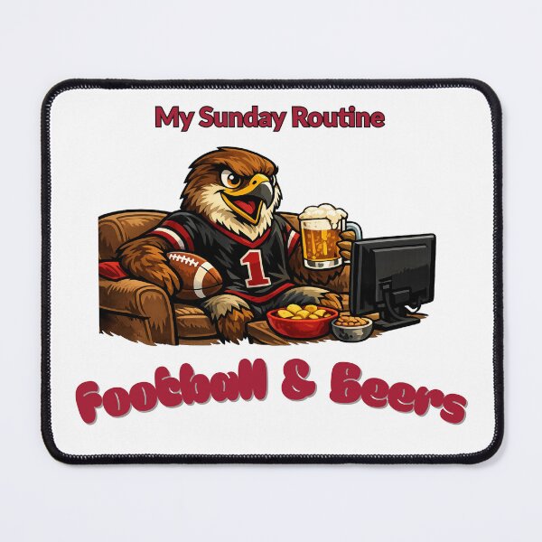 Item preview, Atlanta Falcons Sunday Routine Football and Beers Game Day T-Shirt designed and sold by ThatFootball12.
