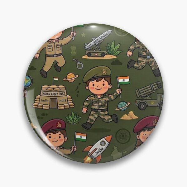 Item preview, Indian army designs designed and sold by TinyOrbitsDesign.