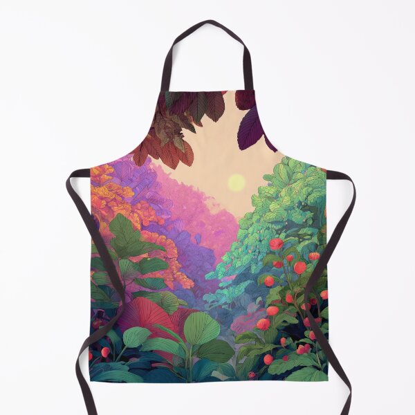 Item preview, Colorful Tropical Valley Landscape designed and sold by LuminousFoundry.