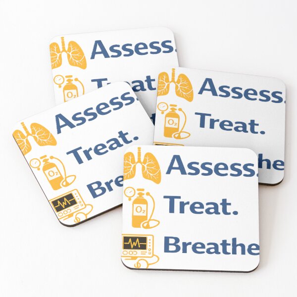Item preview, Assess Treat Breathe Respiratory Therapist Design designed and sold by Howard Crafts and Wares.