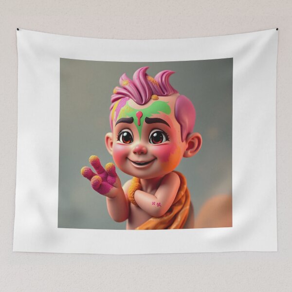 Item preview, Vibrant Holi Character Sticker designed and sold by Teewave-Ashish.