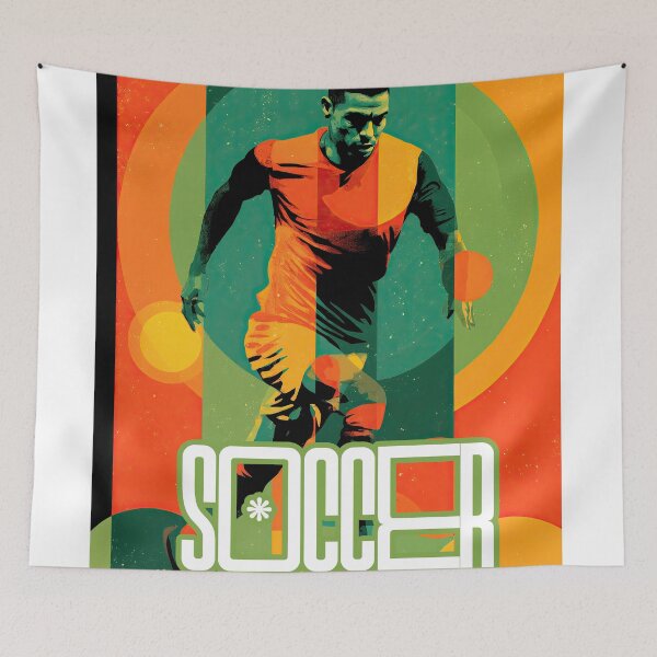 Item preview, Wall Art - Postcard - Dynamic Soccer – Energy in Motion designed and sold by ForeverPrintsOK.