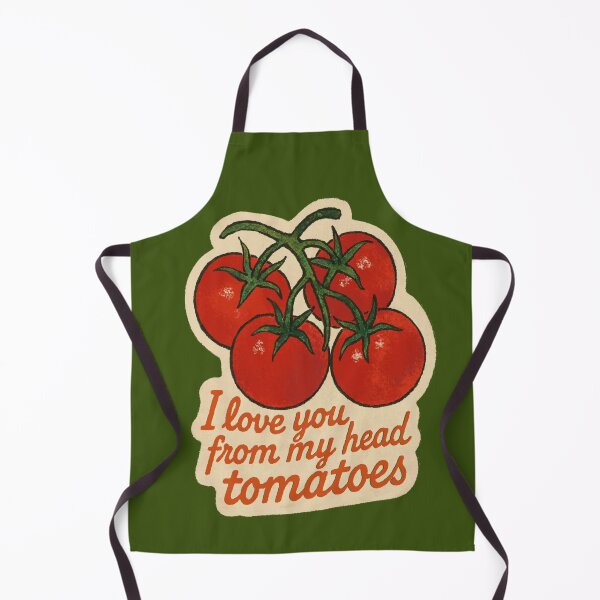 Item preview, I Love You From My Head Tomatoes Pun designed and sold by laterkatergator.