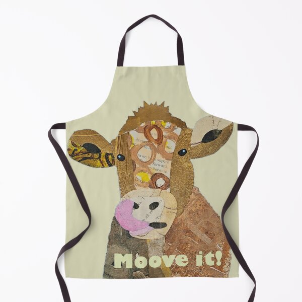 Item preview, Mimi, a cow saying Moove It! designed and sold by RachelHayesArt.