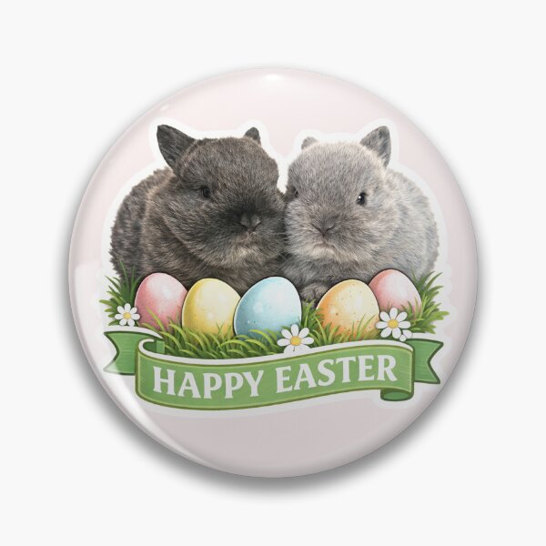 Item preview, Happy Easter Bunny – Cute Baby Rabbits Easter Design designed and sold by Studio Origins NZ (SO NZ).