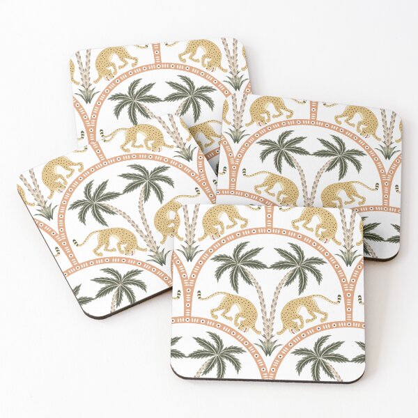 Item preview, Boho arch leopard and palm pattern. designed and sold by anyuka.