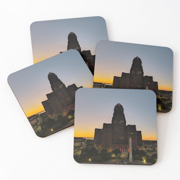 Item preview, Dusk at City Hall designed and sold by SCTBUFFALOPHOTO.