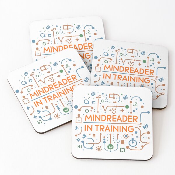 Item preview, Mindreader In Training – Psychology Student Humor Design designed and sold by CyfroweMysli.