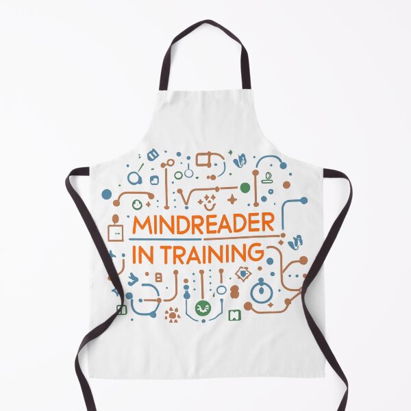 Item preview, Mindreader In Training – Psychology Student Humor Design designed and sold by CyfroweMysli.