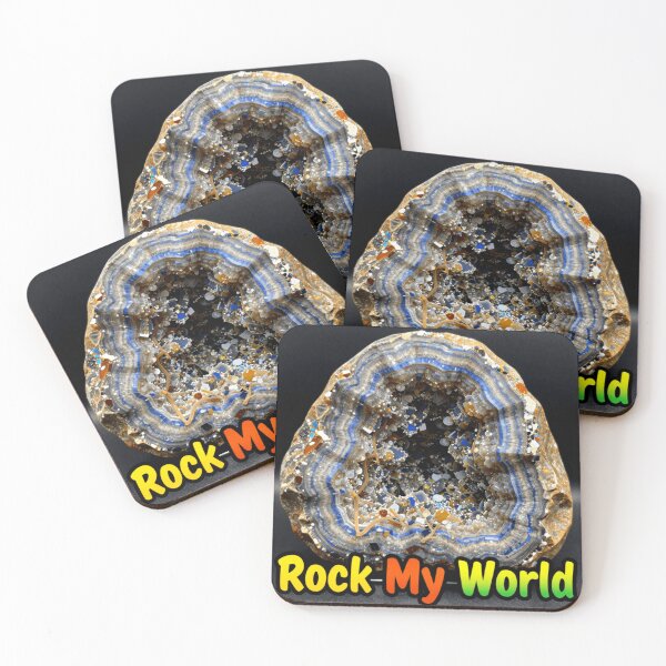 Item preview, rock my world colorful geological geode design designed and sold by SmashingDeals.