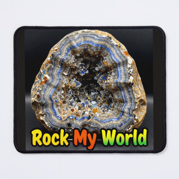 Item preview, rock my world colorful geological geode design designed and sold by SmashingDeals.