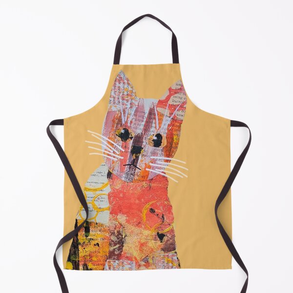 Item preview, Tabby Cat, a collaged cat designed and sold by RachelHayesArt.