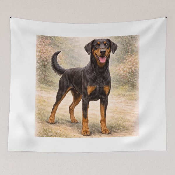 Item preview, Vintage Doberman designed and sold by Blackberry Hill Design Co..