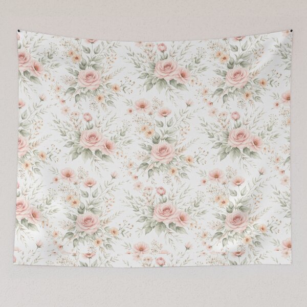 Item preview, Roses Galore | Seamless Watercolor Rose Pattern designed and sold by Heather's Creative Apparel.
