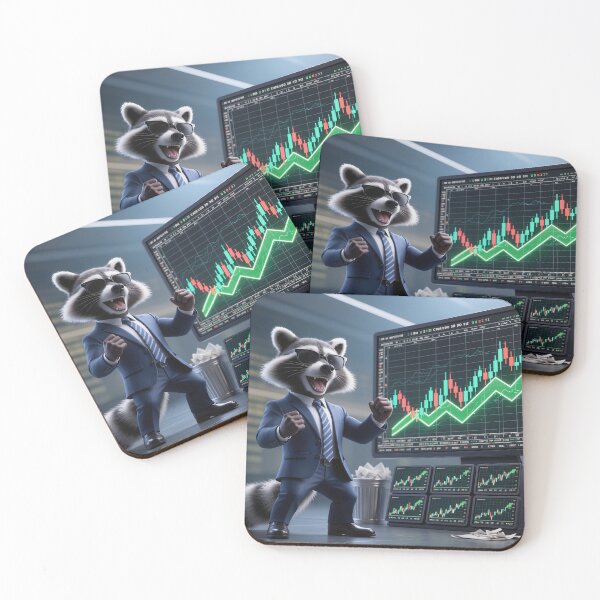 Item preview, Diamond Hands Raccoon – Trash to Treasure Trader designed and sold by SynthRaccoon.