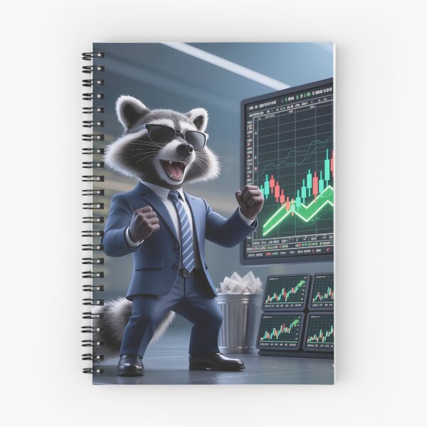 Item preview, Diamond Hands Raccoon – Trash to Treasure Trader designed and sold by SynthRaccoon.