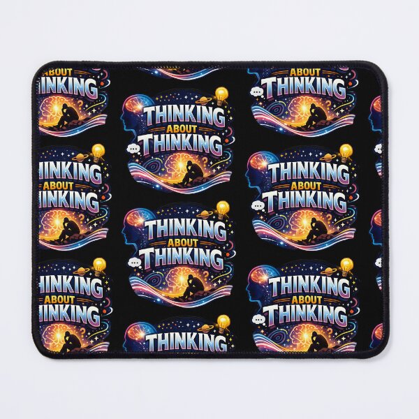 Item preview, Thinking About Thinking Deep Thoughts Philosophy Humor Intellectual Design designed and sold by TeeTimeTreasure.