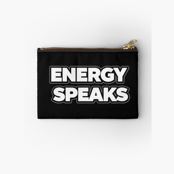 Item preview, Energy Speaks Confidence Mindset Quote Shirt designed and sold by Papier Atelier Art.