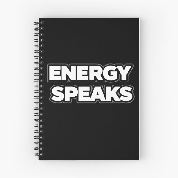 Item preview, Energy Speaks Confidence Mindset Quote Shirt designed and sold by Papier Atelier Art.