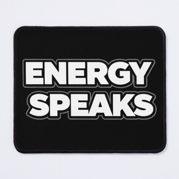 Item preview, Energy Speaks Confidence Mindset Quote Shirt designed and sold by Papier Atelier Art.