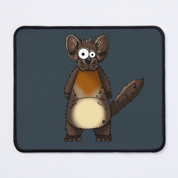 Item preview, Perry the Pine Marten - Whimsical Hand-Drawn Wildlife Art designed and sold by Englandbear.
