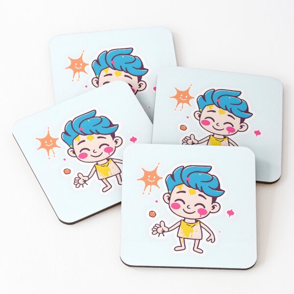 Item preview, Thumbs Up Holi Fun Sticker designed and sold by Teewave-Ashish.