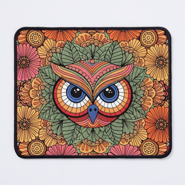 Item preview, Floral Mandala Art owl – Intricate Flower Mandala Design designed and sold by Anime9122.