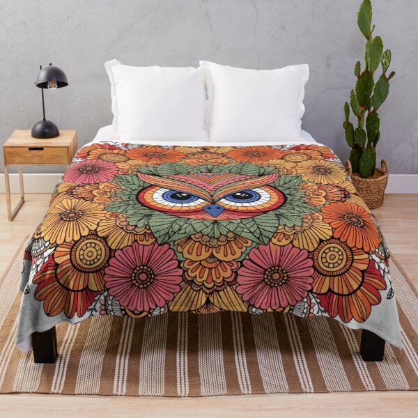 Item preview, Floral Mandala Art owl – Intricate Flower Mandala Design designed and sold by Anime9122.