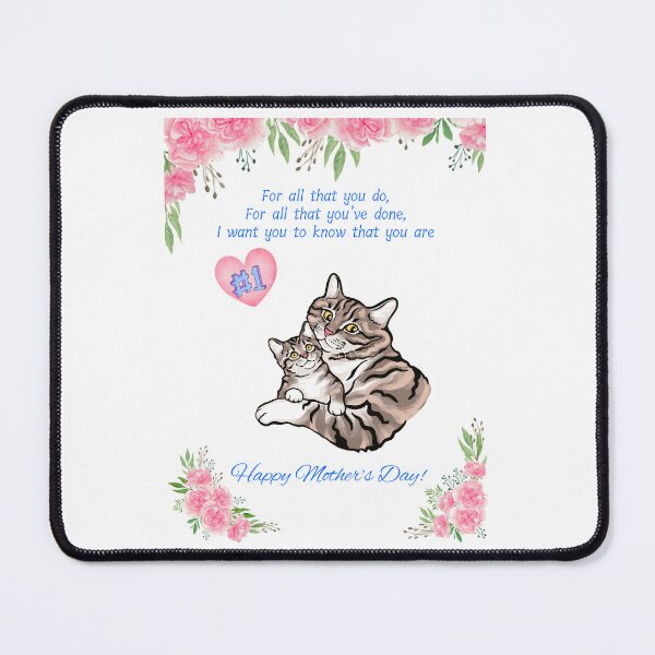 Item preview, Cat Mother's Day You Are Number One designed and sold by MYCatStuff.